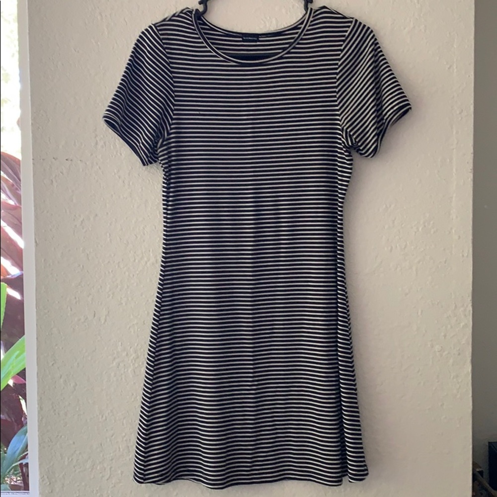 Brandy Melville Striped Mini Length Dress